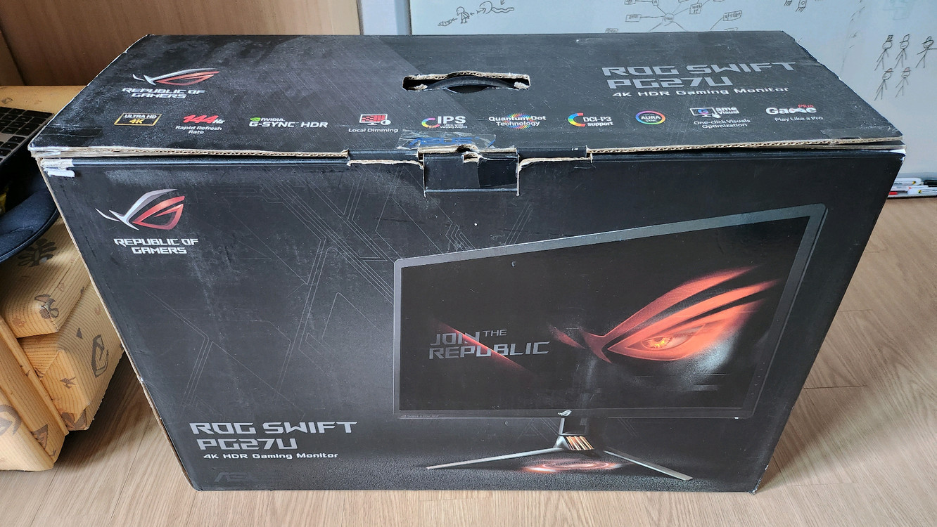 [급매]ASUS PG27UQ 27인치 4K HDR 게이밍 모니터 끝판왕 이미지