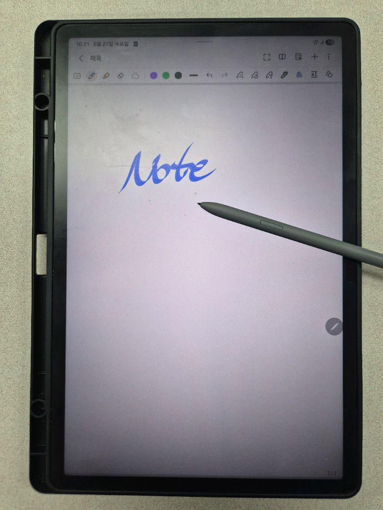갤럭시탭 S9FE+ 128GB 5G 자급제 팝니다 이미지
