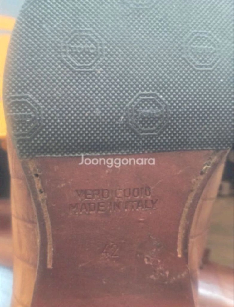 around the shoes 정품 이태리 수제화 사이즈 42 남성 구두 ( 275 mm ) 이미지