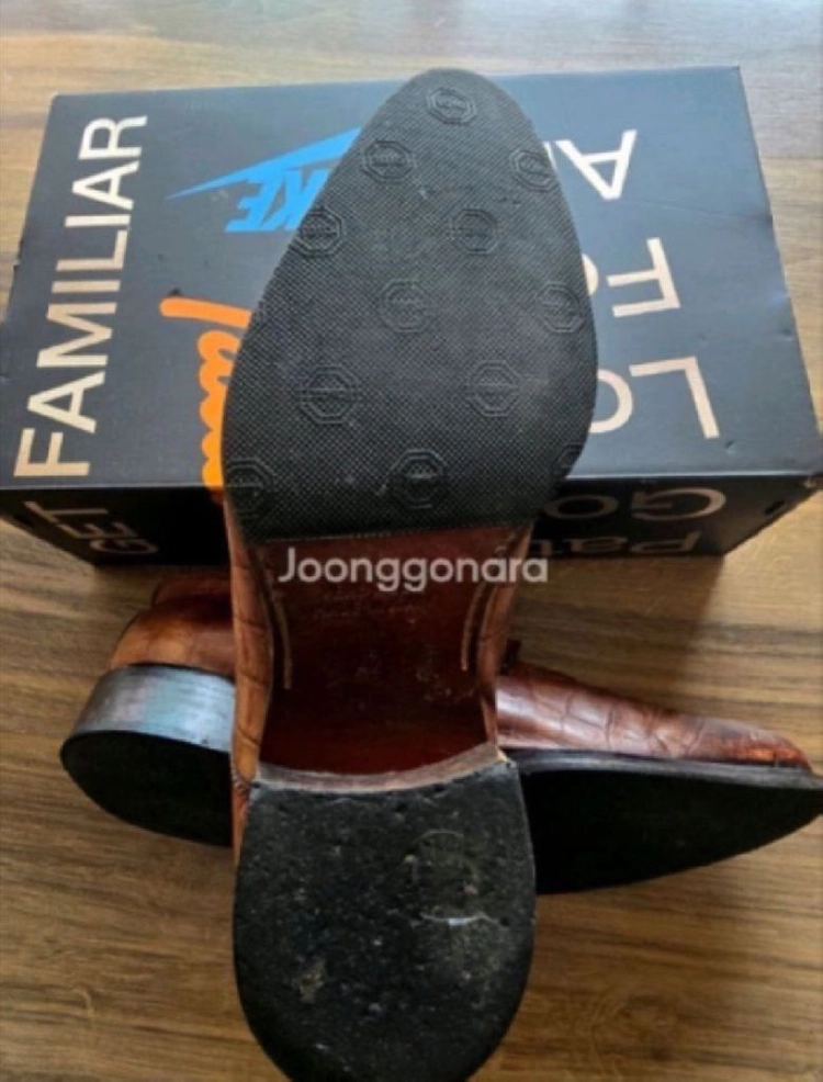 around the shoes 정품 이태리 수제화 사이즈 42 남성 구두 ( 275 mm ) 이미지