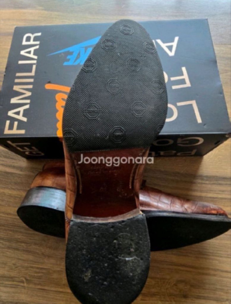 around the shoes 정품 이태리 수제화 사이즈 42 남성 구두 ( 275 mm ) 이미지