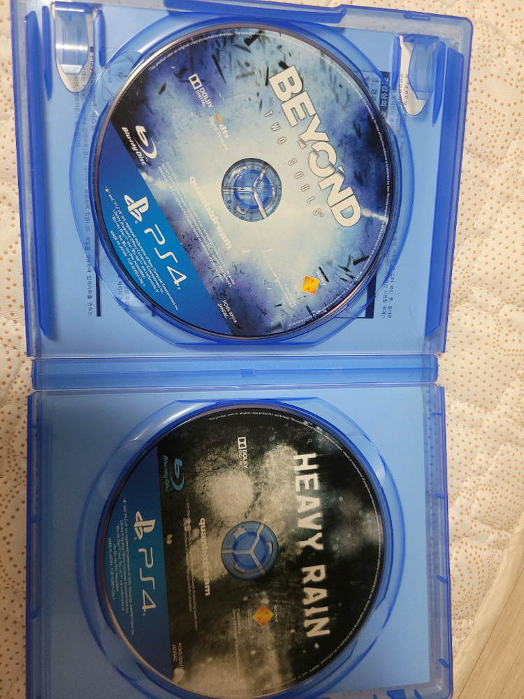 부산)헤비레인 그리고 비욘드 게임 2개 팔아요. ps4 플스4 이미지