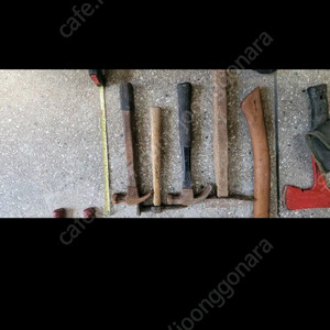 부산)망치 도끼 와이어절단기 파이프렌치 벌초가위 미제 국산 섞여있음 딱보면 알것임 일괄 팔아요.. 이미지