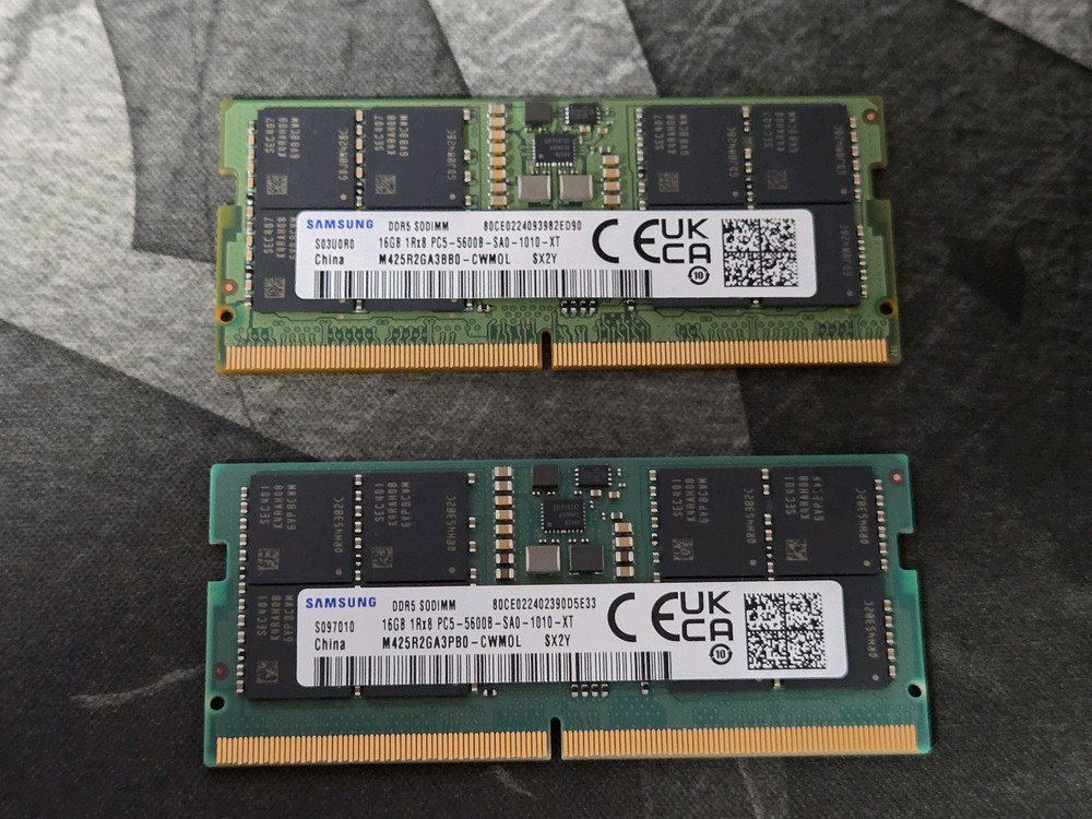 노트북용 DDR5 5600 16GB X 2 이미지