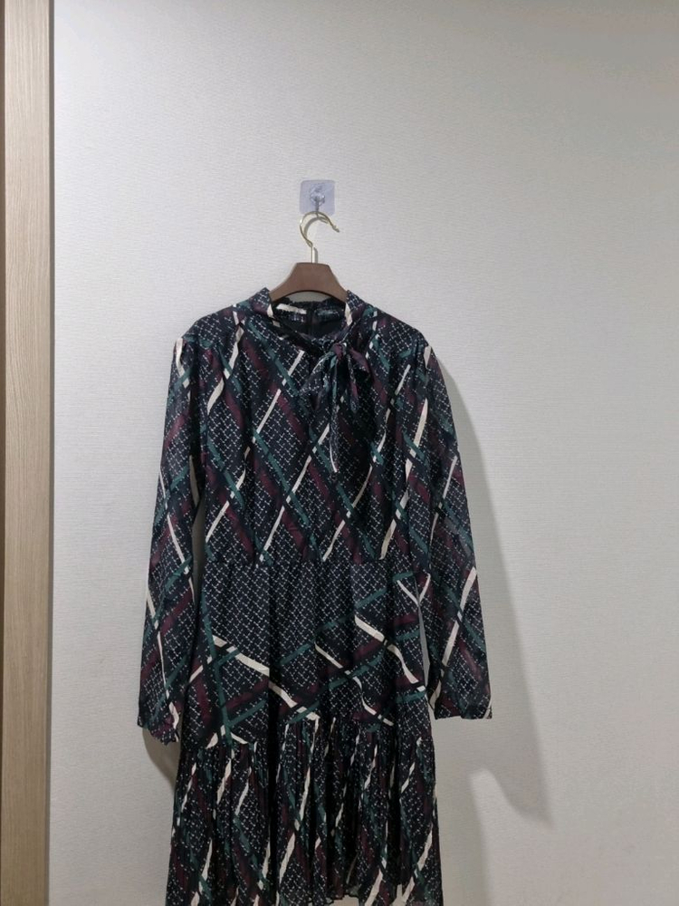 한섬 sjsj 패턴 원피스 이미지