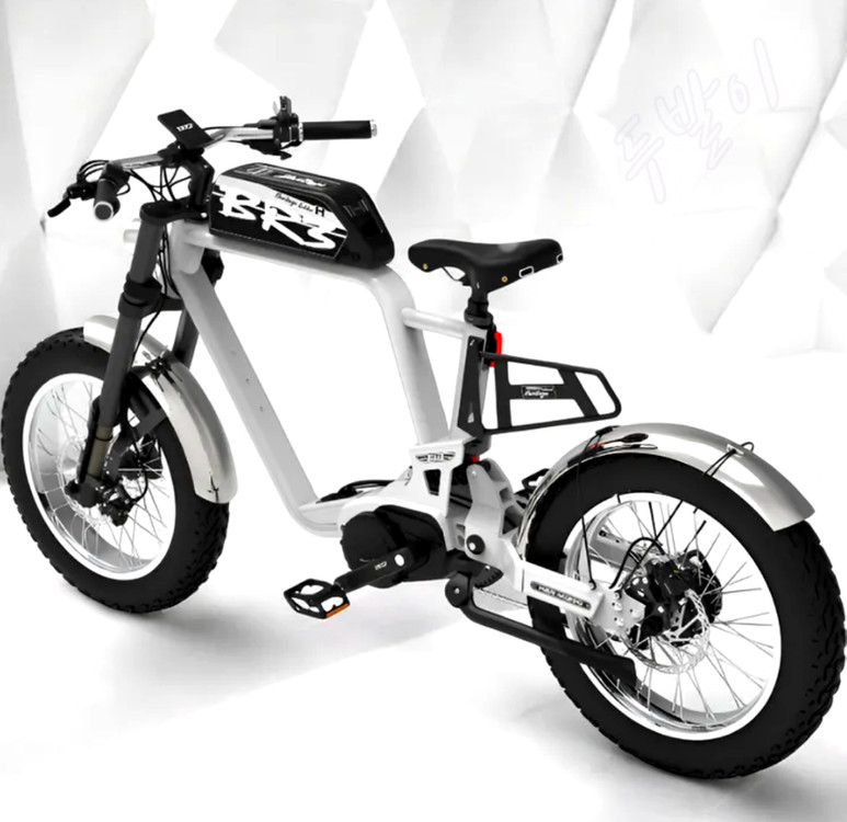 2024 국산 BR3 헤리티지 바버 HBR M1200 전기자전거 자토바이 팻바이크 새상품 이미지