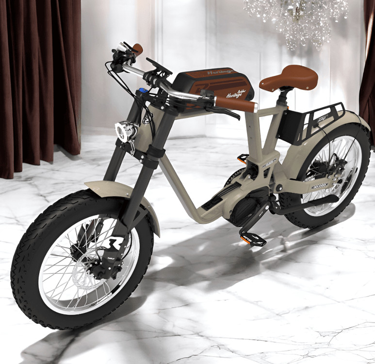 2024 국산 BR3 헤리티지 바버 HBR M1200 전기자전거 자토바이 팻바이크 새상품 이미지