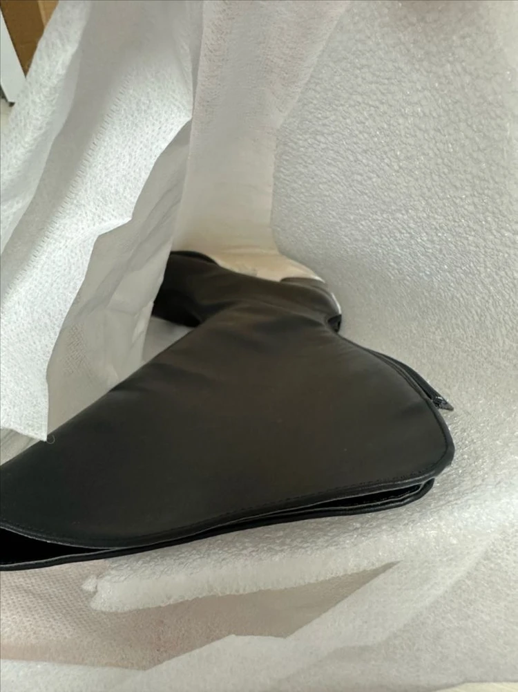 사뿐 르베라 스퀘어 블랙 롱부츠 5cm 230 이미지