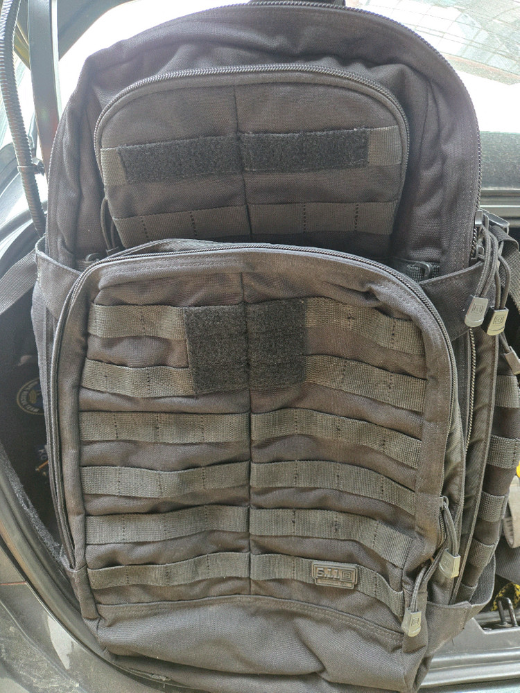 511택티컬(5.11Tactical) 러쉬(RUSH) 72 블랙 백팩 이미지