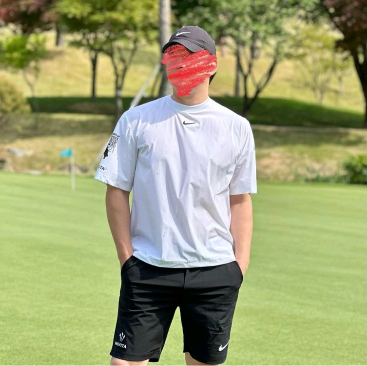 나이키 녹타 세트 남성 골프 반팔 티셔츠 반바지 이미지