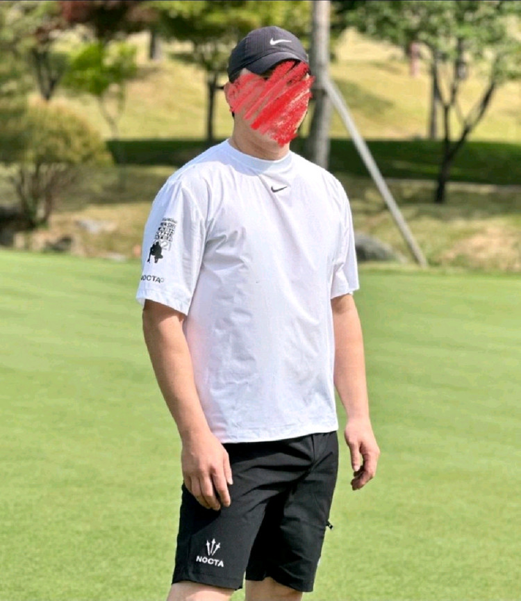 나이키 녹타 세트 남성 골프 반팔 티셔츠 반바지 이미지