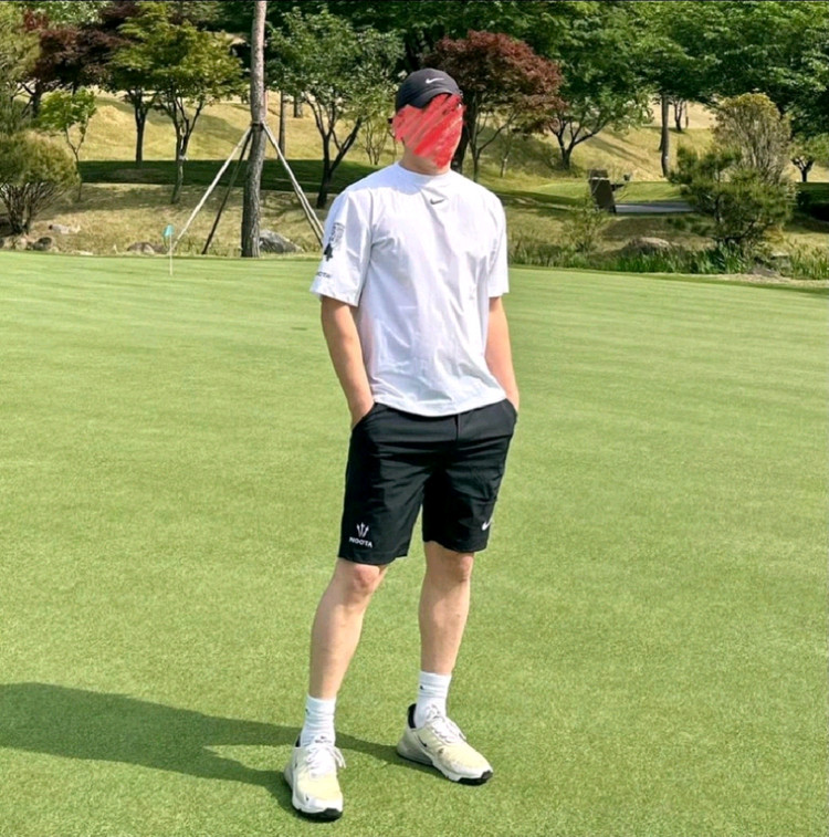 나이키 녹타 세트 남성 골프 반팔 티셔츠 반바지 이미지