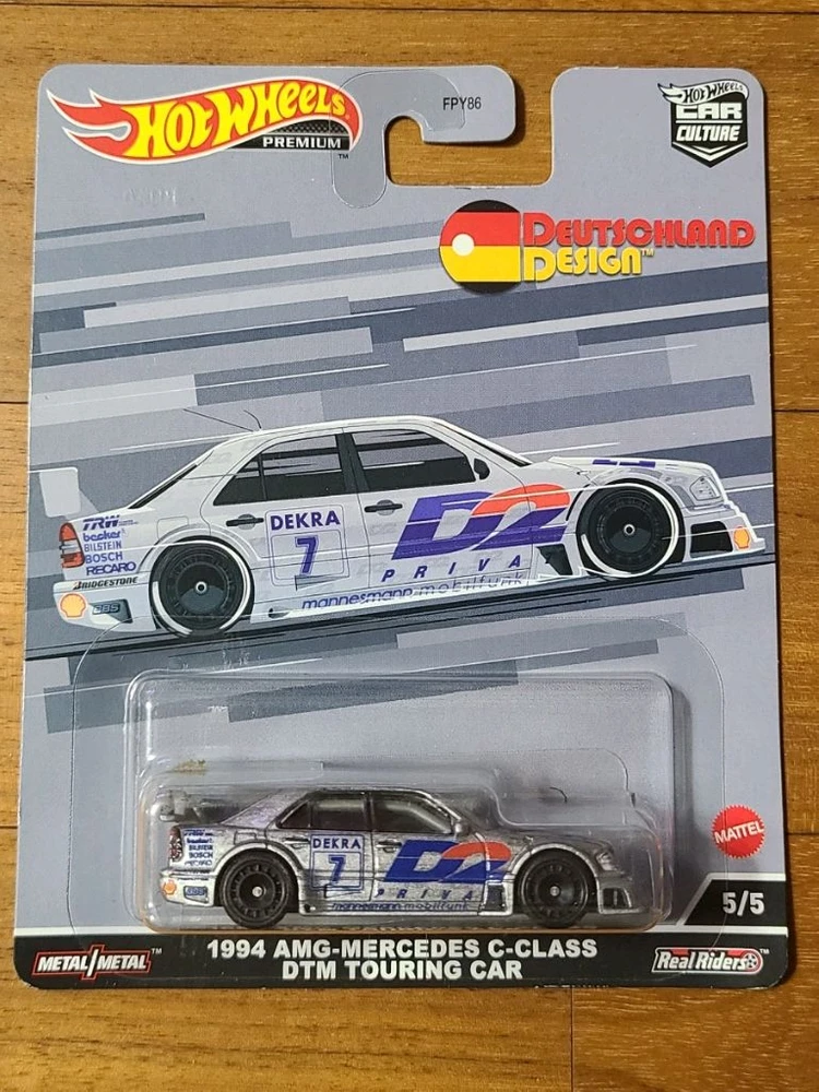 핫휠 프리미엄 1994 AMG 메르세데스 C 클래스 DTM 투어닝 카 이미지