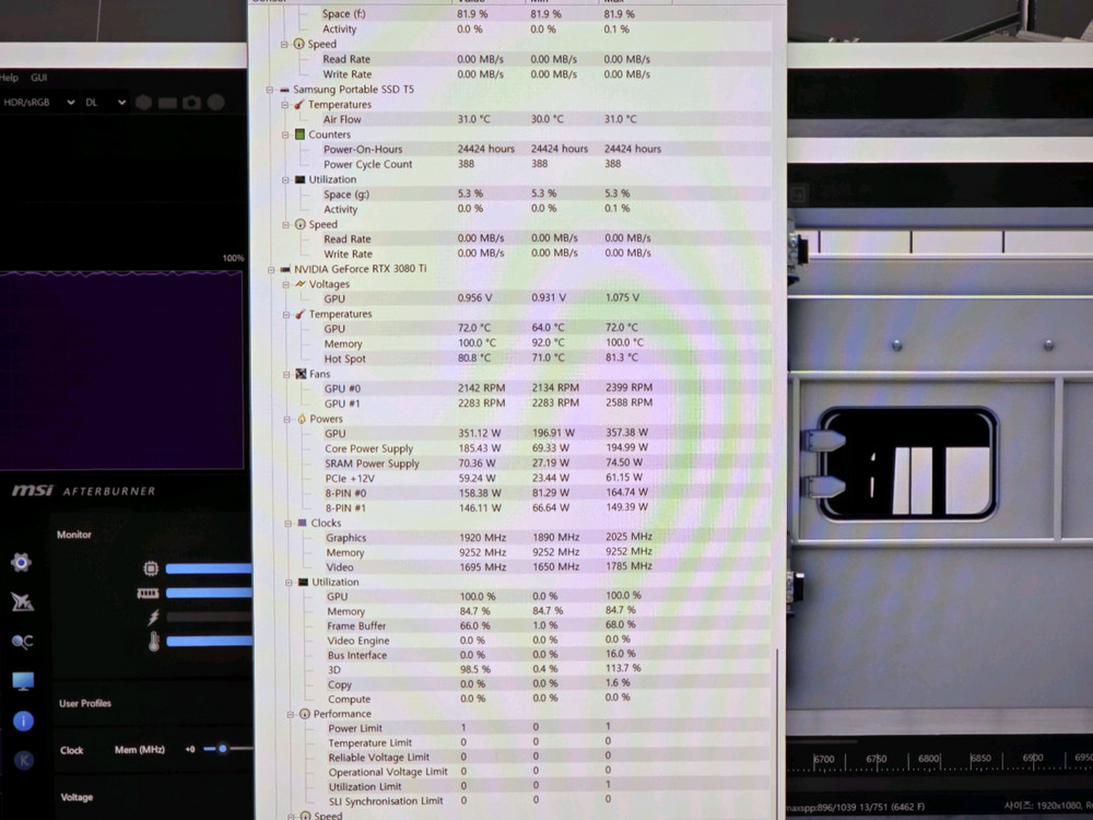 기가바이트 rtx 3080ti 게이밍 OC 그래픽카드 팝니다 이미지