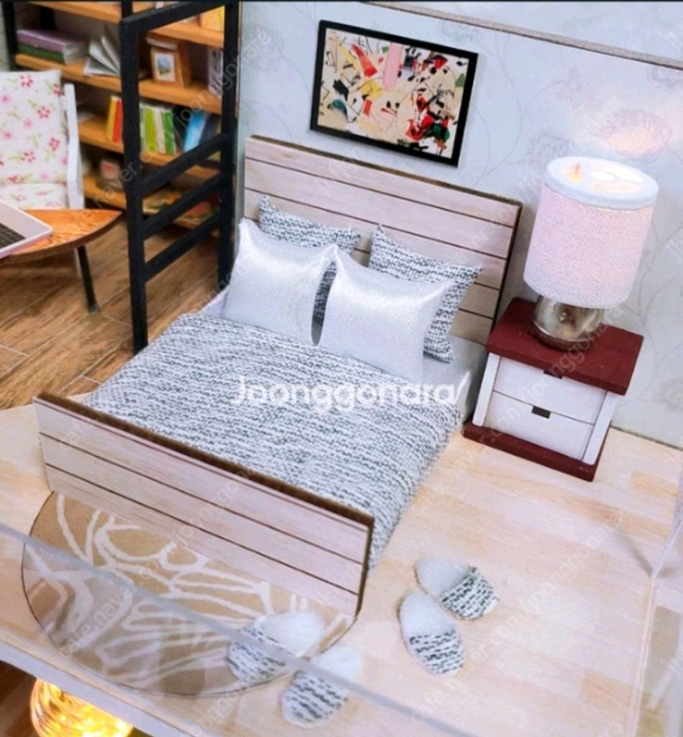 [42번] DIY 미니어처 완성품 (리모컨 LED, 오 이미지