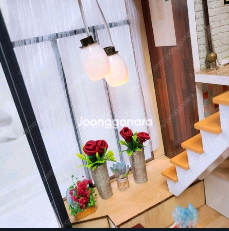[42번] DIY 미니어처 완성품 (리모컨 LED, 오 이미지