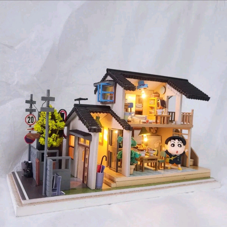 [46번] DIY 미니어처하우스 완성품 (LED) 이미지