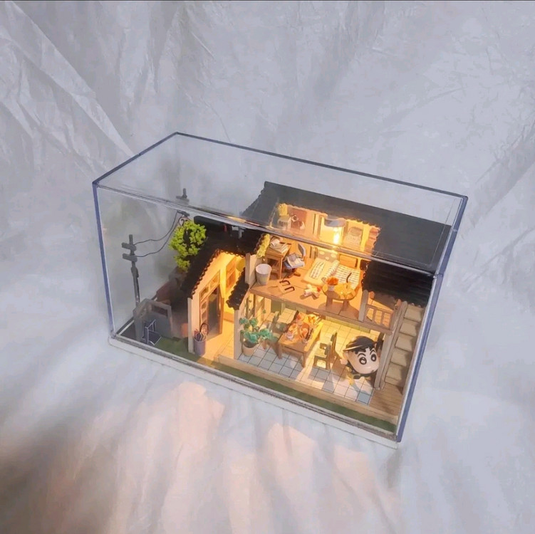 [46번] DIY 미니어처하우스 완성품 (LED) 이미지