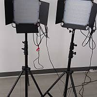 촬영용 LED 조명 2대 (스탠드 가방 포함) 이미지