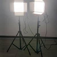촬영용 LED 조명 2대 (스탠드 가방 포함) 이미지