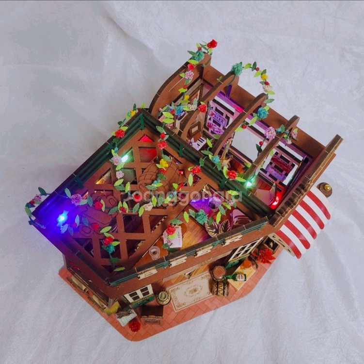 [47번] DIY 미니어처하우스 완성품 (LED) 이미지