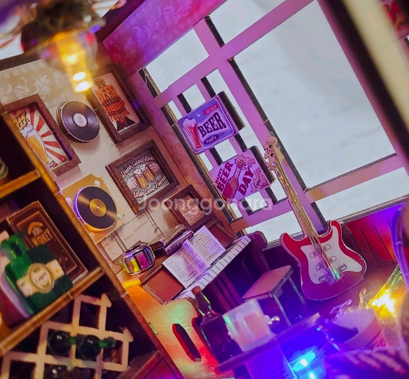 [47번] DIY 미니어처하우스 완성품 (LED) 이미지