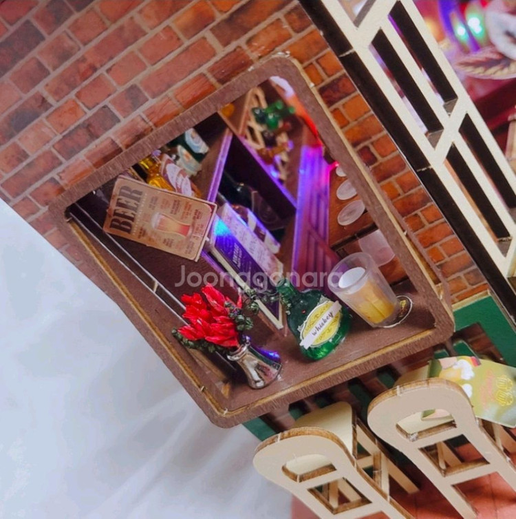 [47번] DIY 미니어처하우스 완성품 (LED) 이미지
