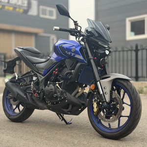 야마하 mt03 20년식 2만km 준튜닝 바이크 저렴하게 판매합니다! 이미지