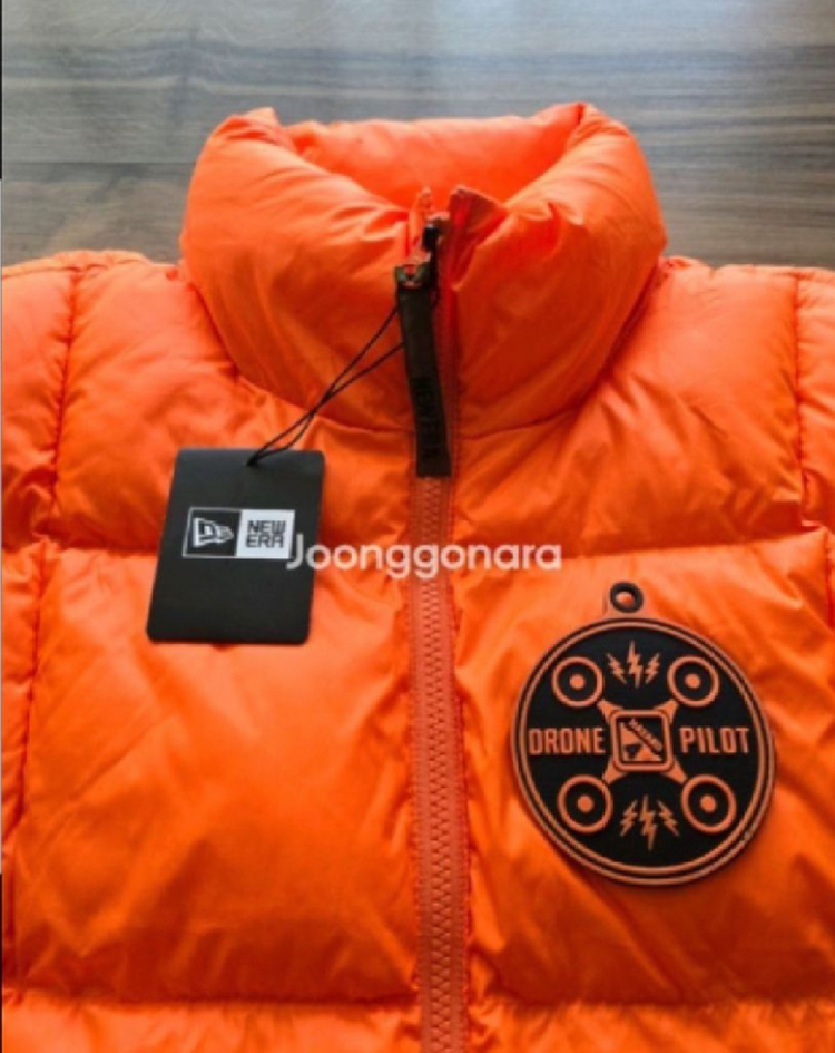 (최종가격) 뉴에라 패딩 NEW ERA 퍼프다운 (XL / 105~110) X Hazard4 드론 파일럿 패치 이미지