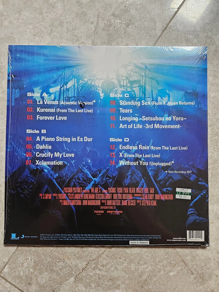 엑스재팬 [We Are X] LP 음반 팝니다. 이미지