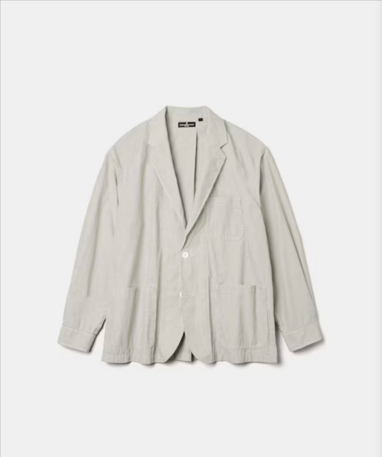 [3XL/셋업일괄] GU 엔지니어드 가먼츠 코드레인 재킷 이지 팬츠 라이트그레이 이미지