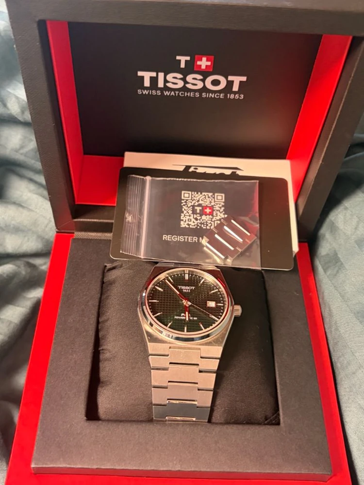 티쏘 PRX 파워매틱 40mm 녹판 - 안심되는 중고거래
