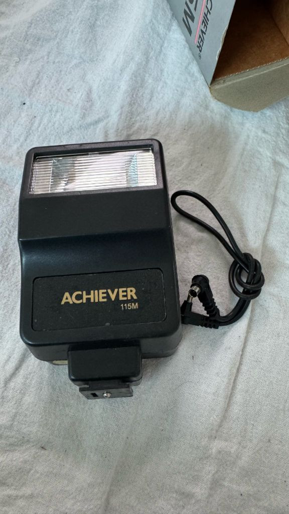 Achiever 115M 외장 플래시 스트로보 필름카메라 플래시 이미지