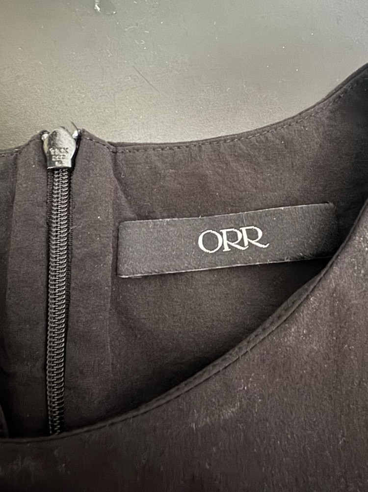 정품!! 여성 오르 orr 23ss 나일론 바스락 반팔 롱 원피스 S 이미지