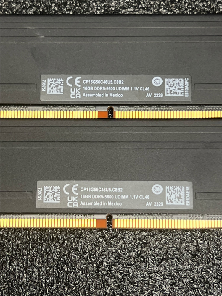 마이크론 크루셜 PRO DDR5 5600 32GB 16GB 2개 램 이미지