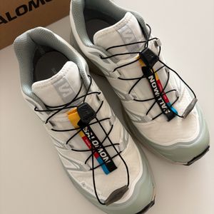 살로몬 XT-6 GTX (화이트/그린 밀리우/아이스 플로우) 이미지