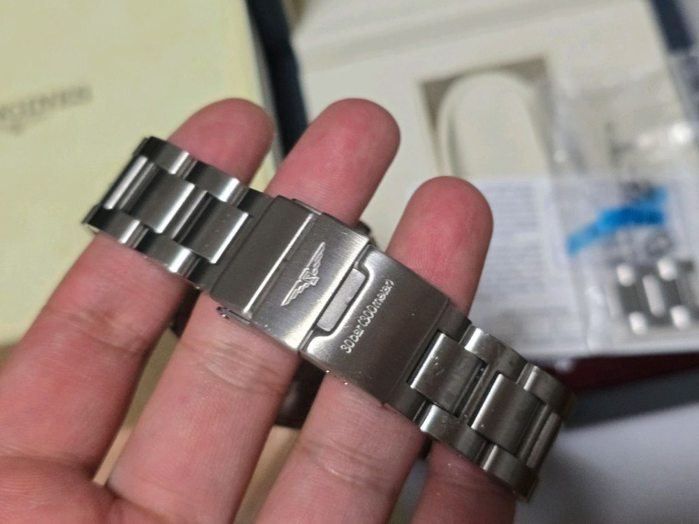 론진 구형 풀아라빅 하이드로콘퀘스트(하콘) 41mm 오토매틱 풀박스 이미지