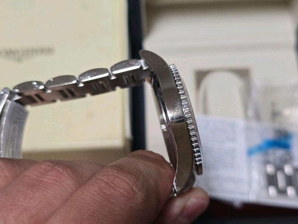 론진 구형 풀아라빅 하이드로콘퀘스트(하콘) 41mm 오토매틱 풀박스 이미지