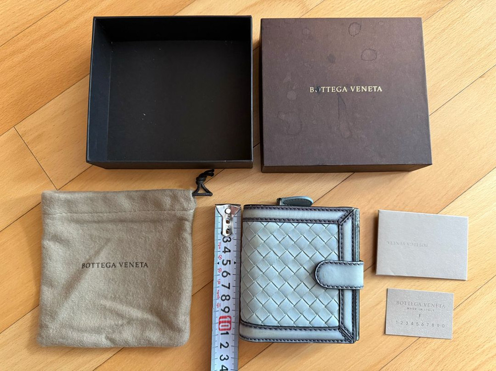 BOTTEGA VENETA 보테가 지갑 반지갑 위빙 정품 새상품급 명품지갑 지퍼돌이풀박스정품사이즈 사진확인가로 10 이미지