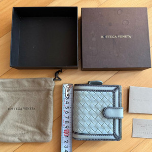 BOTTEGA VENETA 보테가 지갑 반지갑 위빙 정품 새상품급 명품지갑 지퍼돌이풀박스정품사이즈 사진확인가로 10 이미지
