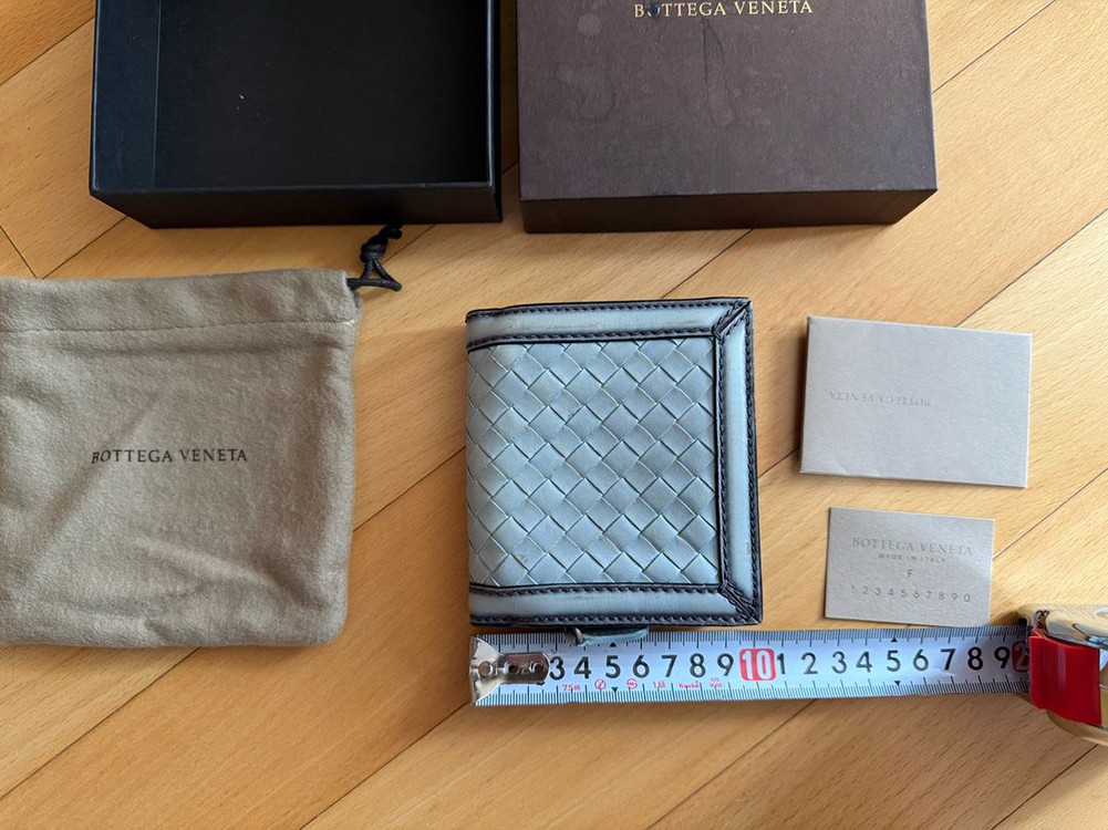 BOTTEGA VENETA 보테가 지갑 반지갑 위빙 정품 새상품급 명품지갑 지퍼돌이풀박스정품사이즈 사진확인가로 10 이미지