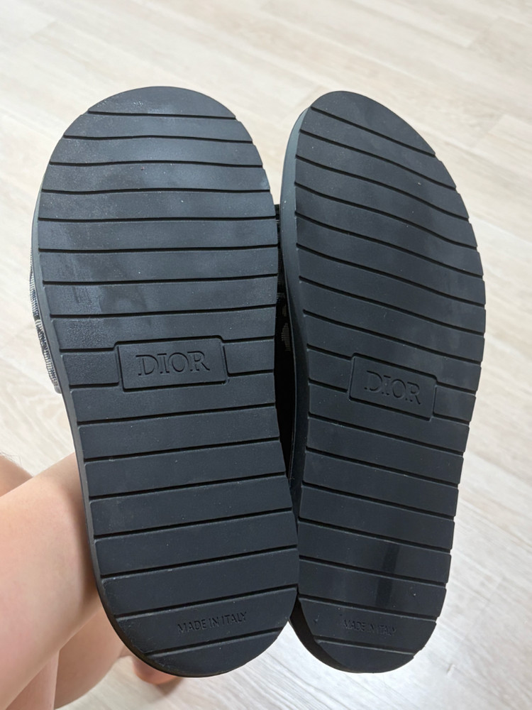 디올 오블리크 패턴 슬리퍼 (270) 이미지