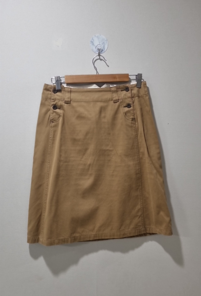 MHL 마가렛호웰 베이지 코튼 스커트 이미지