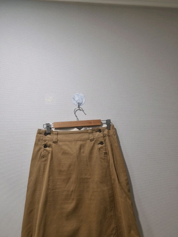 MHL 마가렛호웰 베이지 코튼 스커트 이미지