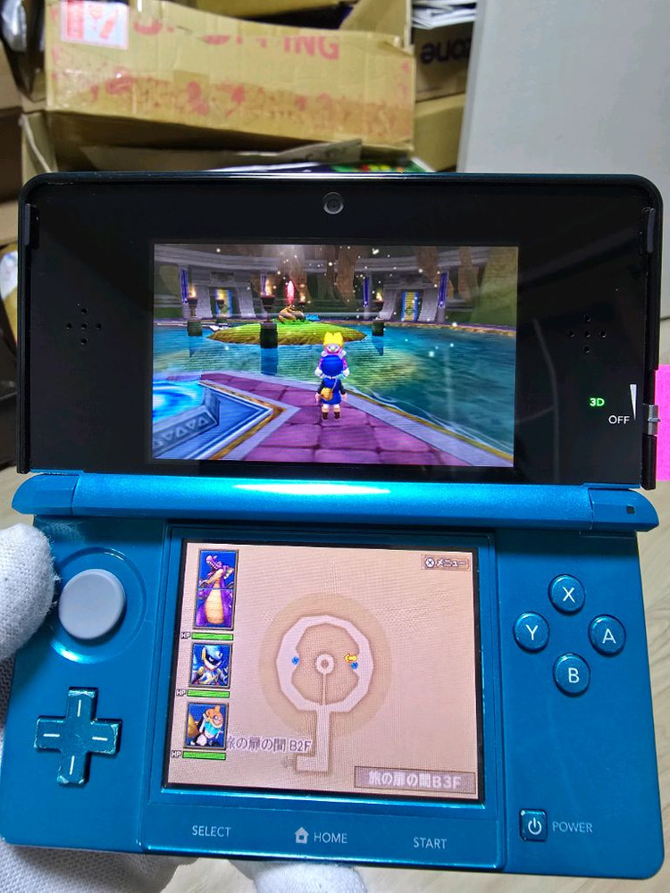 A급 닌텐도 3DS 일본판 일판 아쿠아블루 이미지