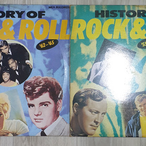 록앤롤 LP음반 2장 HISTORY OF ROCK&ROLL 이미지
