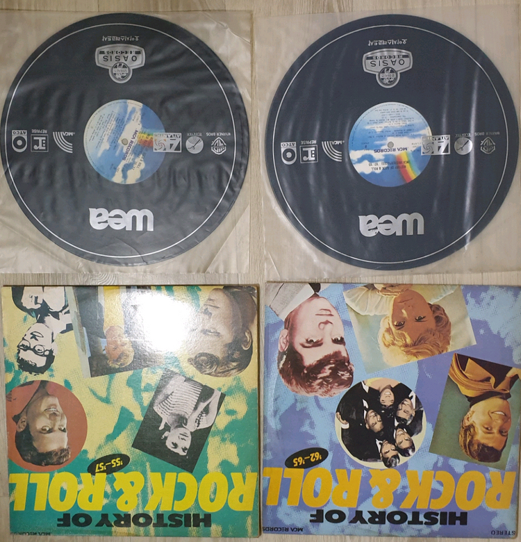 록앤롤 LP음반 2장 HISTORY OF ROCK&ROLL 이미지