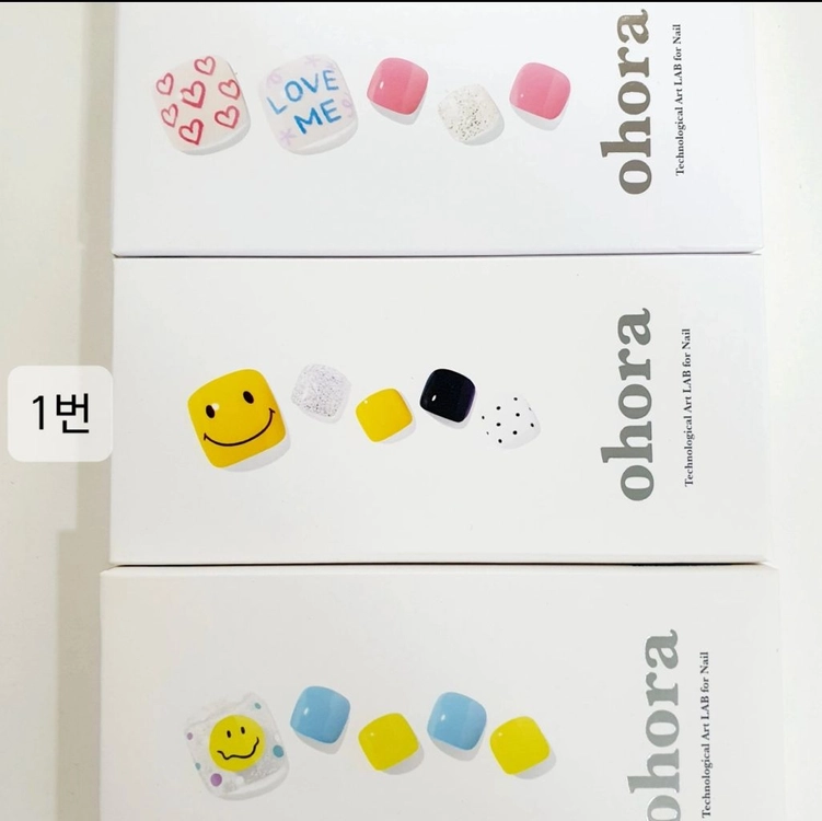 데싱디바 페디 패디 미사용 젤페디스티커 오호라페디 이미지