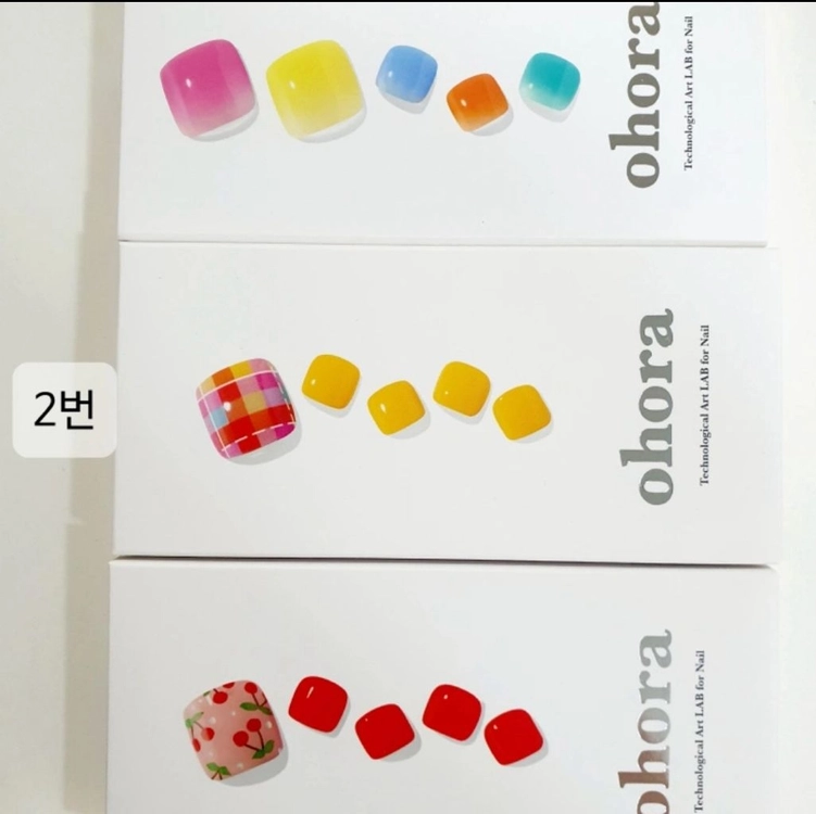 데싱디바 페디 패디 미사용 젤페디스티커 오호라페디 이미지