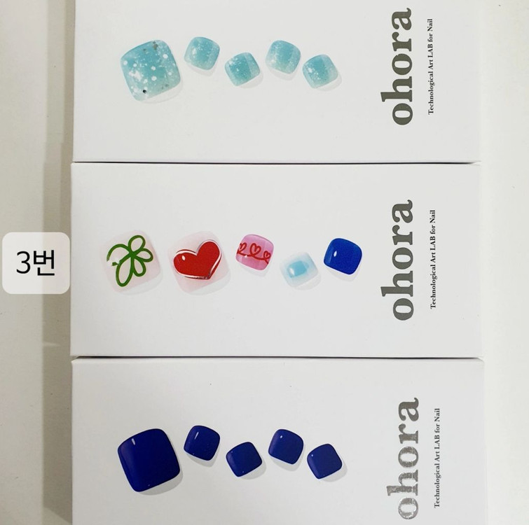 데싱디바 페디 패디 미사용 젤페디스티커 오호라페디 이미지